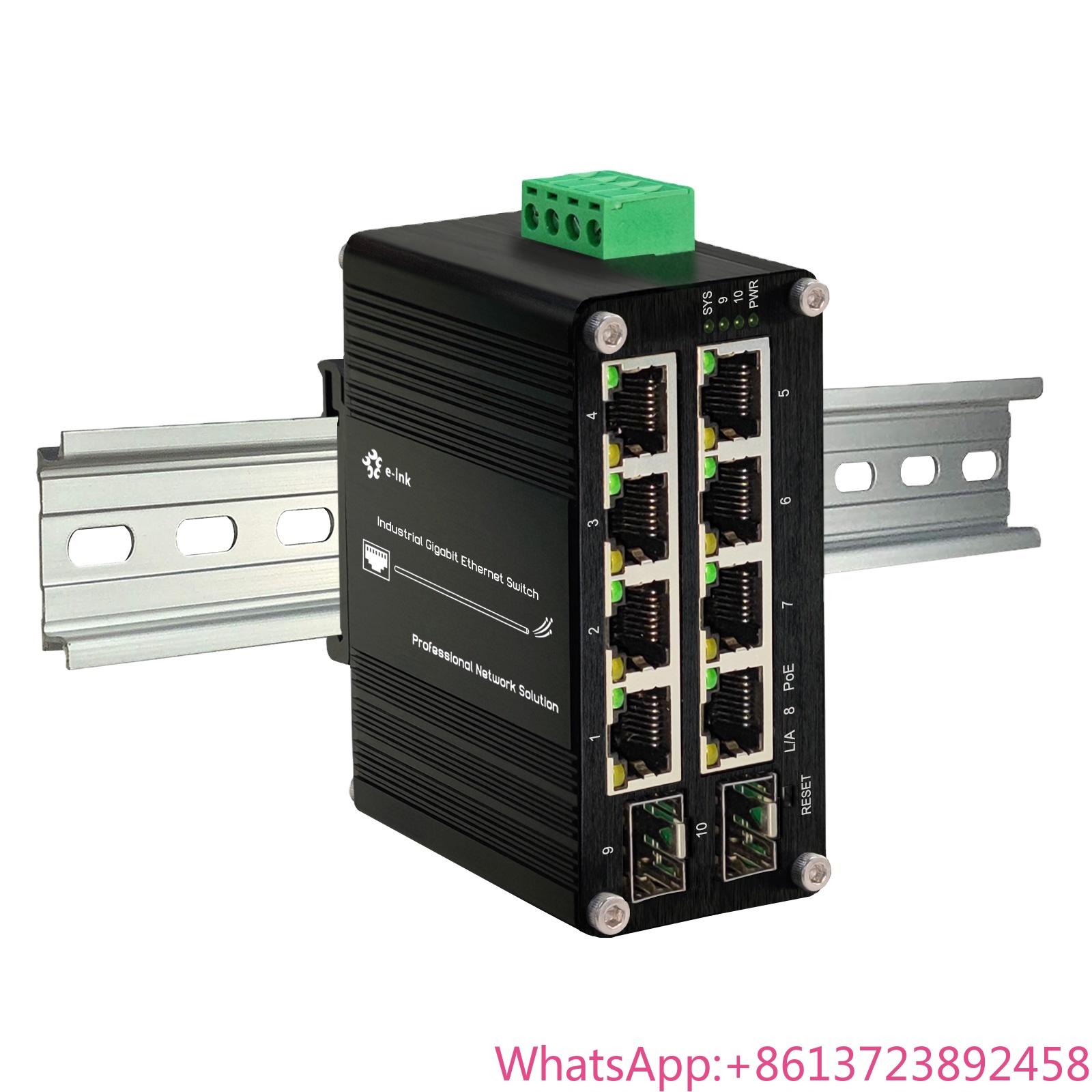 Managed Gigabit Poe Switch 8 Port 802.3At - محول PoE مُدار 8 منافذ 10/100/1000T