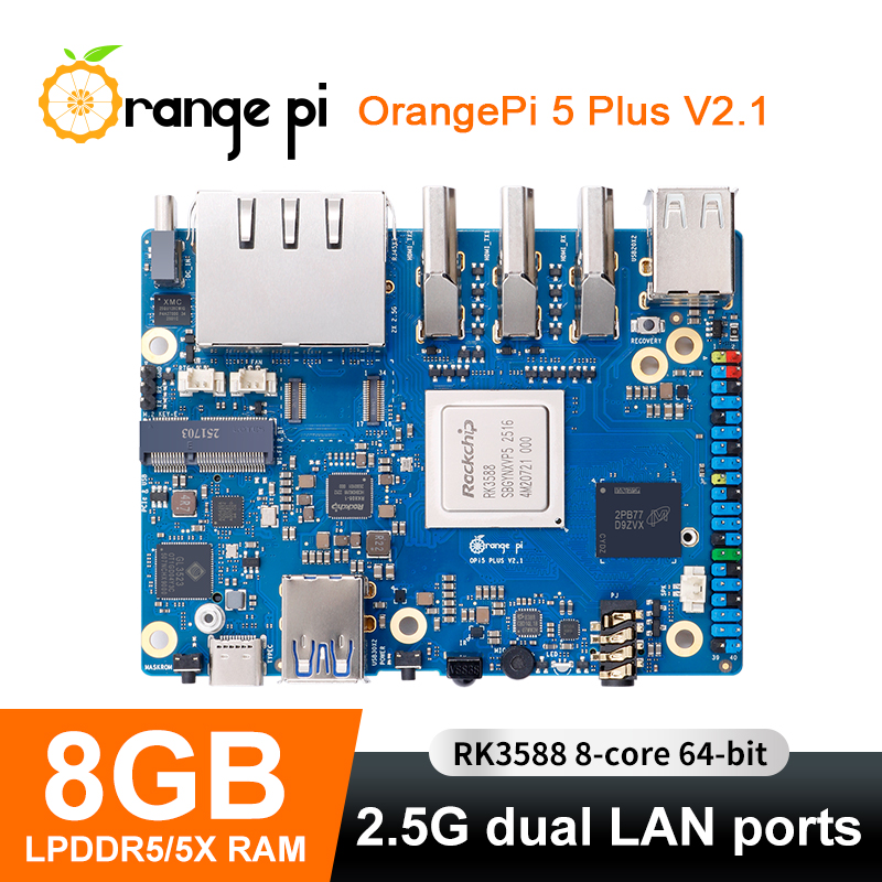 Orange Pi 5 Plus 32Gb - أورانج باي 5 بلس 8 جيجابايت