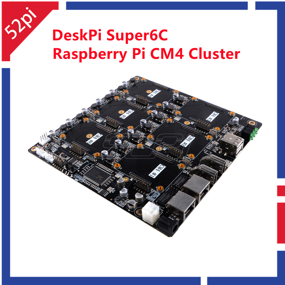 Deskpi Super6C - 52Pi جديد DeskPi Super6C Raspberry Pi