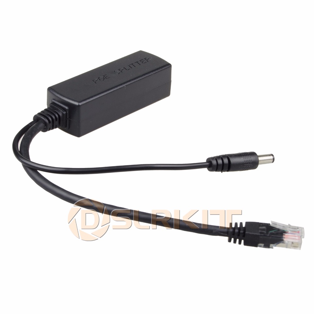 Active Poe Splitter Gigabit 12V 2A - DSLRKIT-فاصل جيجابت عبر إيثرنت ، 48