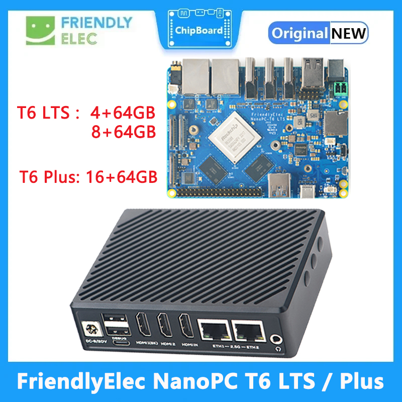 لوحة FriendlyElec NanoPC T6 LT - مراجعة Nanopc T6 16Gb وسعره