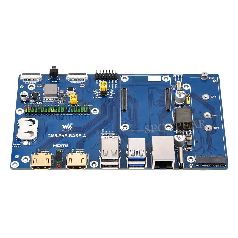 وحدة حساب Raspberry Pi 5 PoE B - مراجعة Deskpi Super6C وسعره