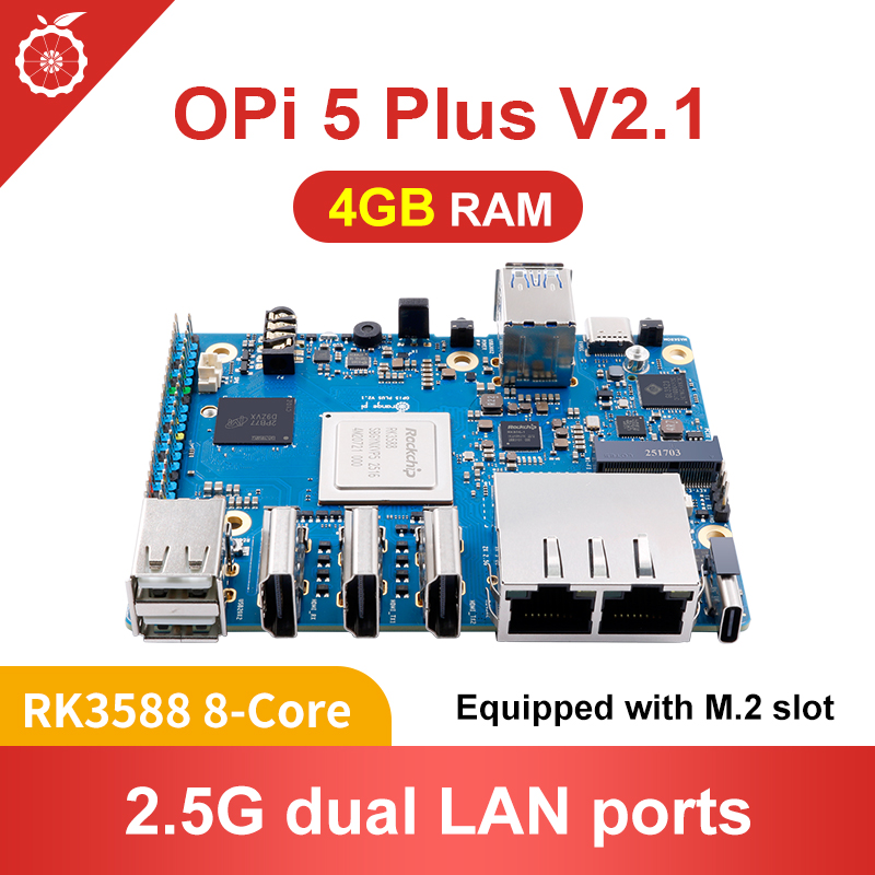 أورانج باي 5 بلس 4 جيجابايت V2 - مراجعة Orange Pi 5 Plus 32Gb وسعره