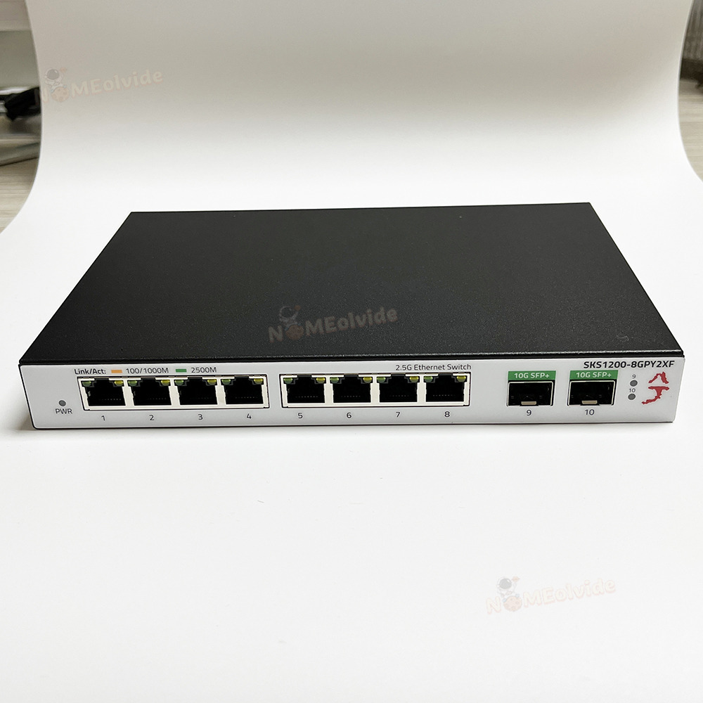 محول شبكة Xikestor SKS1200 بسي - مراجعة Sfp+ 10G Managed Switch 8 Port وسعره